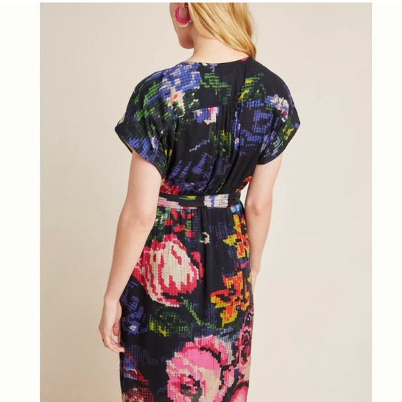 Anthropologie Multicolor Abstract Print Dress - Picture 2 of 12